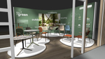Кресло пластиковое Scab Design Ginevra Go Green, голубой