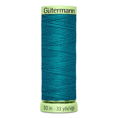 Нить Top Stitch 30/30 м для декоративной отстрочки, Gutermann, 189 зеленая бирюза