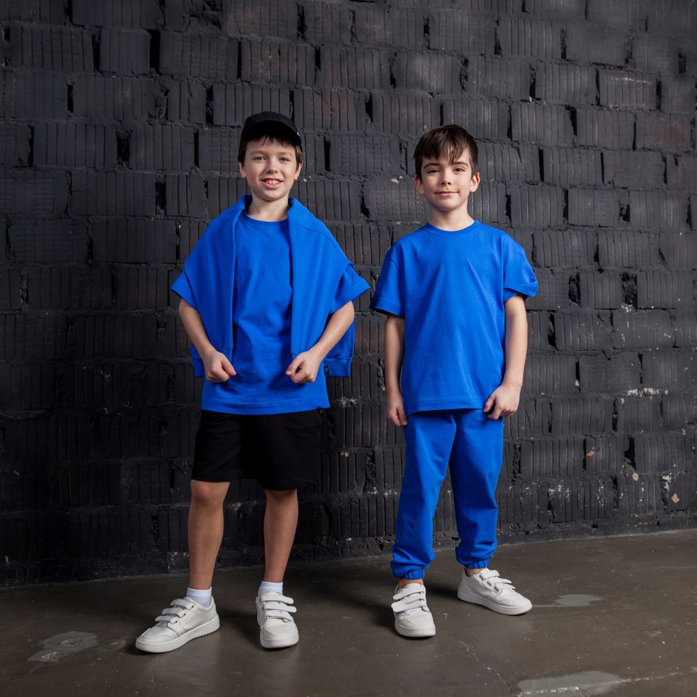 Футболка оверсайз "Bb team blue" подростковая