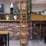 Стеллаж напольный Юск 80×30×198, 6 полок, массив сосны, бейц