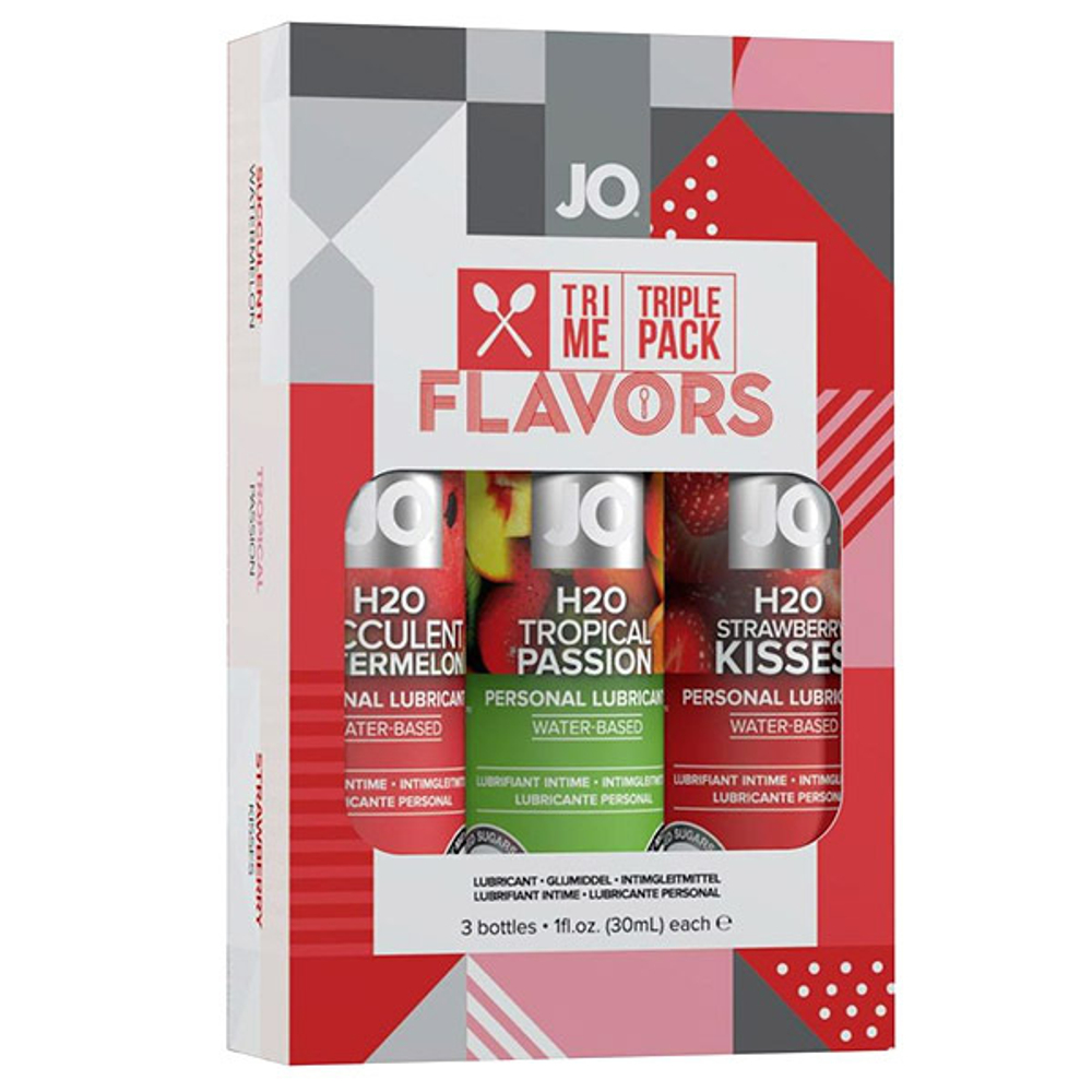 Jo Tri-Me Triple Pack - Flavors / Подарочный набор вкусовых лубрикантов