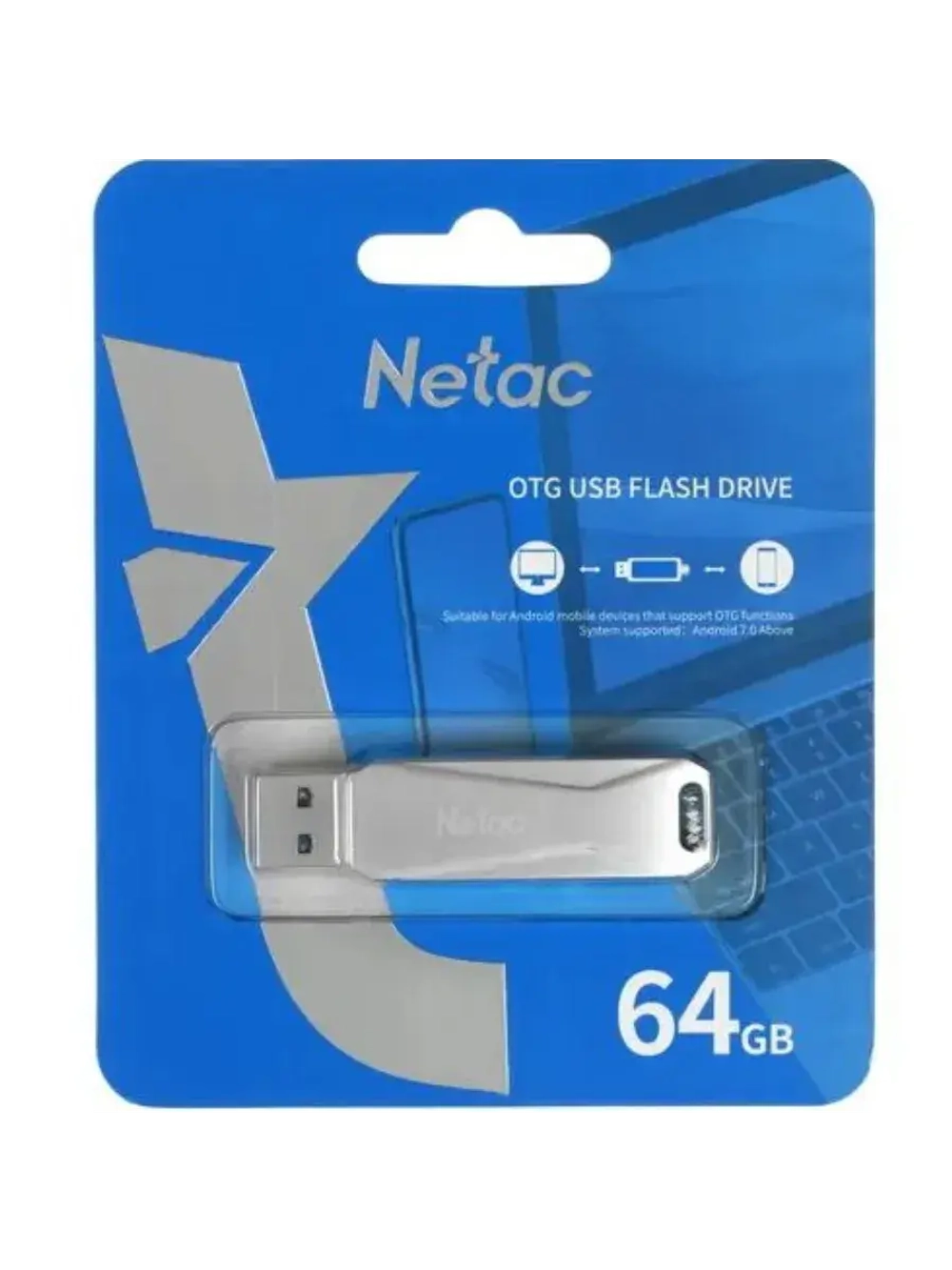 Память USB Flash 64 ГБ U782C NT03U782C-064G-30PN SILVER