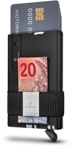 Швейцарская карта Victorinox Smart Card Wallet Sharp, серый, коробка подарочная
