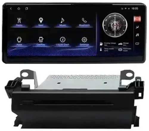 Магнитола для Toyota Land Cruiser 300 (экран климата снизу) - RDL-LC300-DVD монитор 12.3", Android 12, Быстрая, CarPlay, 4G SIM-слот, DVD привод в комплекте