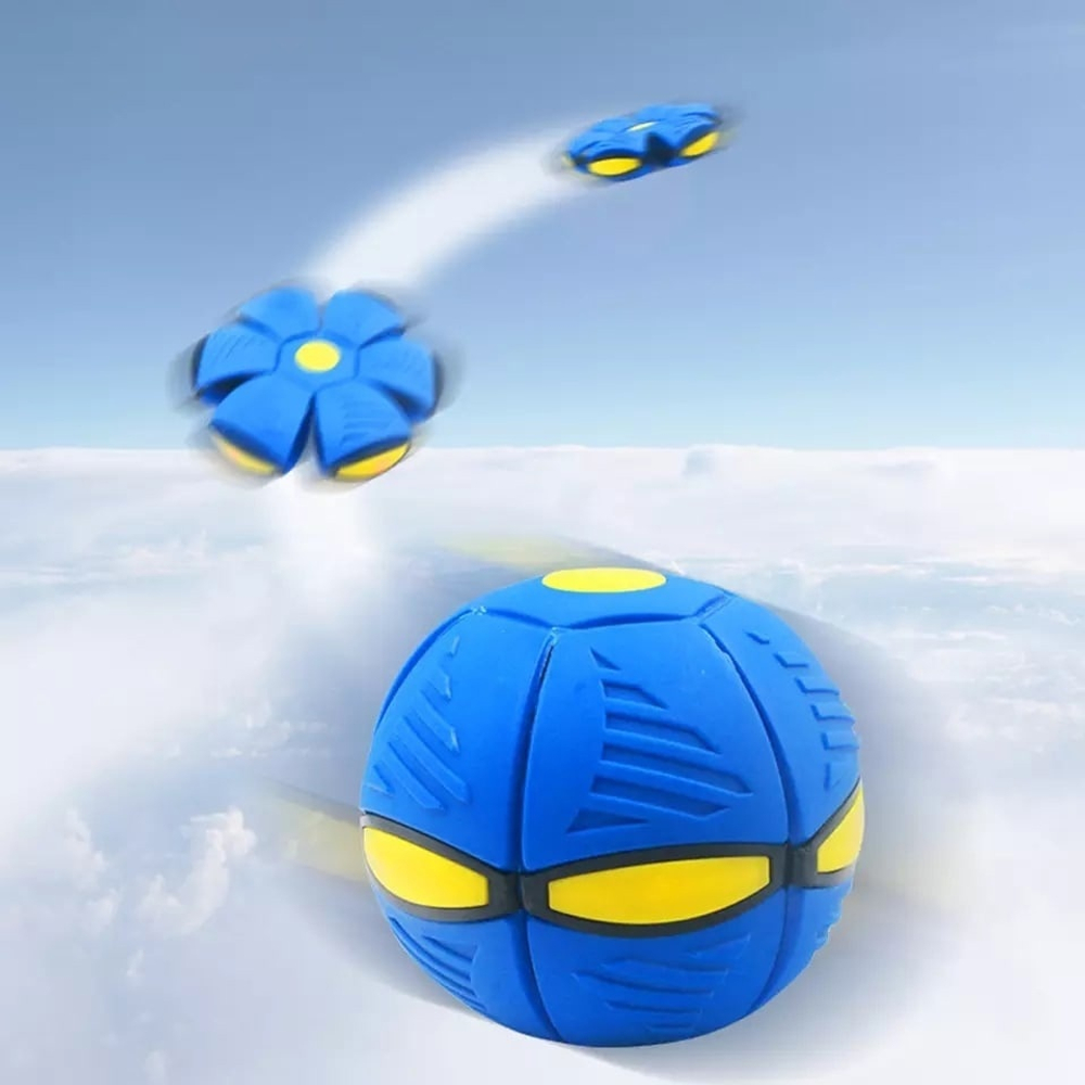 Мяч фрисби с подсветкой Flat Ball Disc