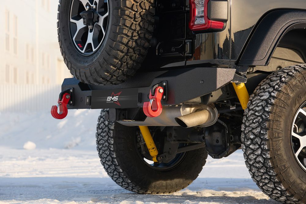 Бампер силовой задний BMS PRO-Line для Jeep Wrangler JL