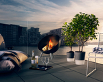 Очаг fire globe, D64 см