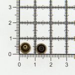 Хольнитены (заклёпки) 2-сторонние ⌀7.0 мм, h=9.0 мм, латунь, 100 шт, BIG