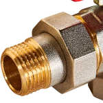 Кран шаровой угловой ROMMER - 1/2" (ВР/НР, ручка-бабочка)