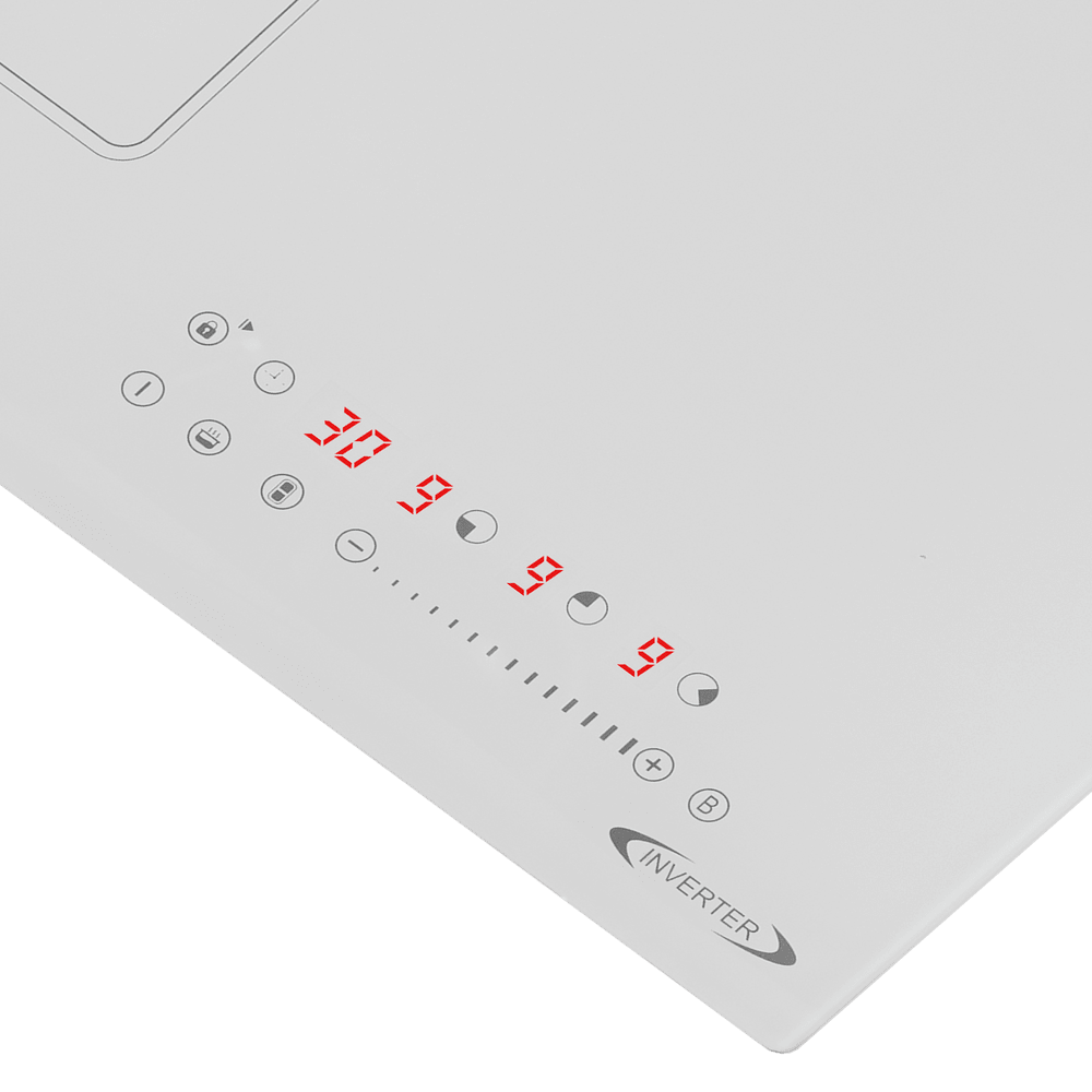 Индукционная варочная панель с объединением зон Bridge Induction MAUNFELD CVI453SBWHA Inverter