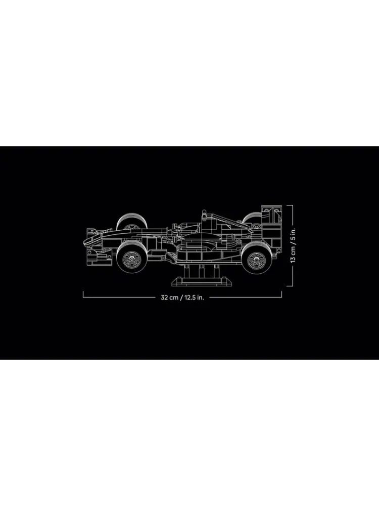 Конструктор Icons 11375 Ferrari F2004 и Михаэль Шумахер