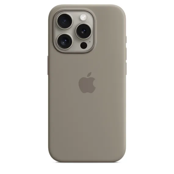 Чехол Silicone Case MagSafe для iPhone 15 Pro Max Глина Clay
