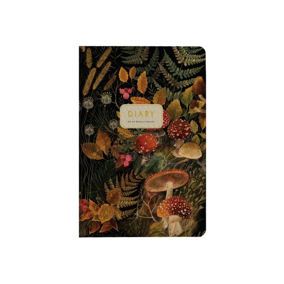 Gündəlik/Ajanda/Ежедневник/Diary  Ежедневник А6+ "Флора. Лесная сказка" (гибкий)