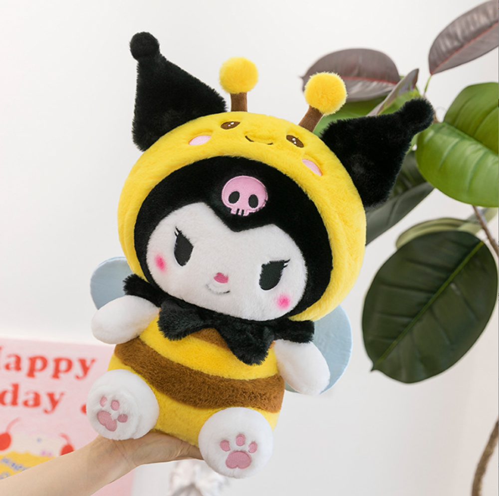 Мягкая игрушка "Kuromi the Bee", 35 см