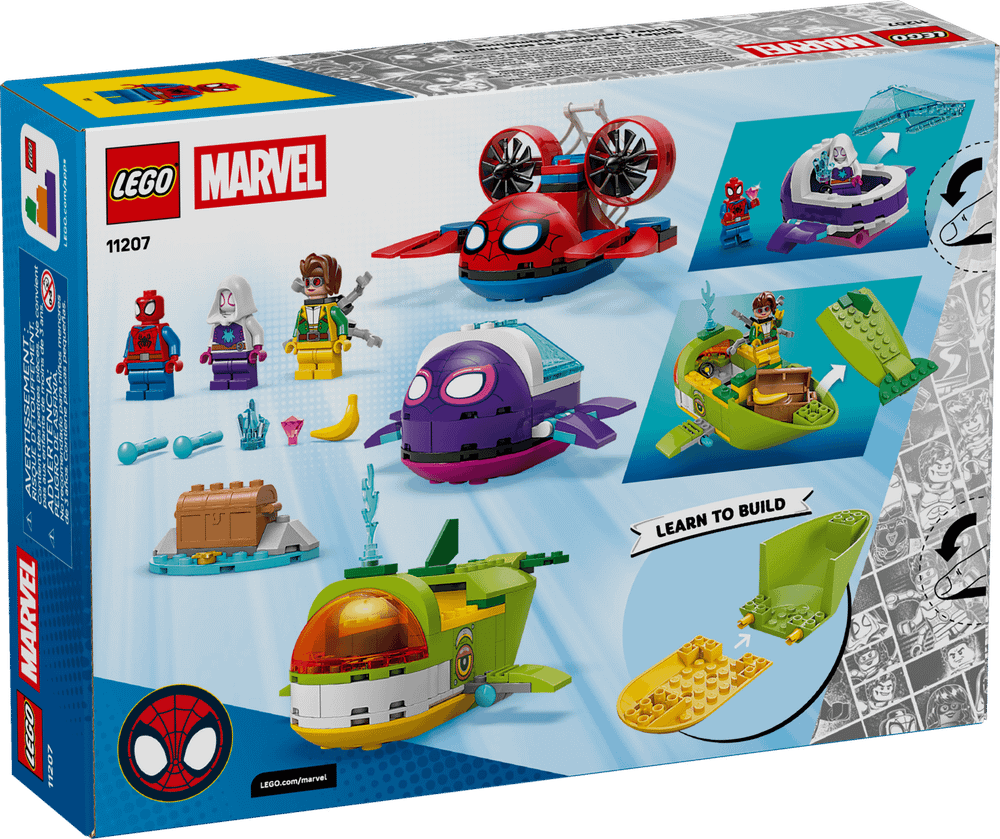 Конструктор LEGO Marvel 11207 Spidey: Underwater Vehicles
