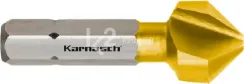 Зенковка Karnasch Ø6,3 мм, 90°, HSS-XE/TiN, DIN 335, арт. 40.3010.010