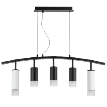 Подвесной светильник 5*GU10 LR7358623731 чёрный/белый Rullo Lightstar