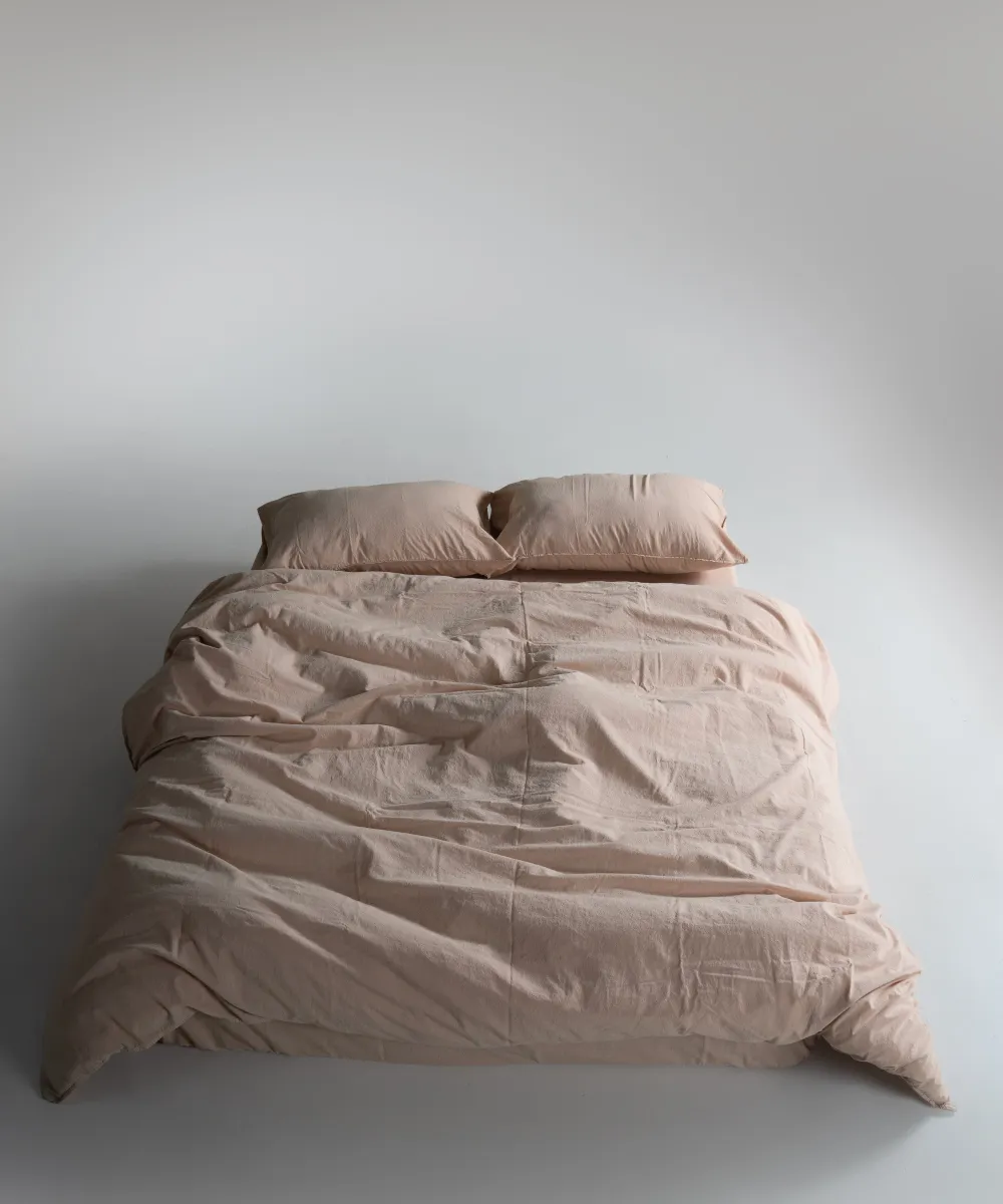 Lımasso КПБ 4 пр. Stonewashed Standart Akdeniz Bej пододеяльник 200*220, простынь 240*260, наволочки 50*70 2шт