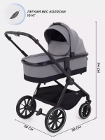 Коляска 3 в 1 MOWBaby Amber