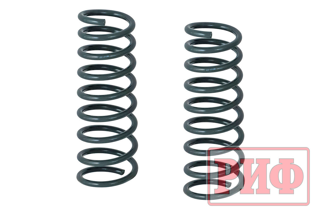 Пружины передние Renault Duster (2010-2022), Nissan Terrano III 2014+ лифт 40 мм +25 кг РИФ