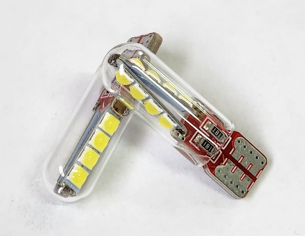 ZMB W5W 8SMD(3030) 12V Белый (1шт)