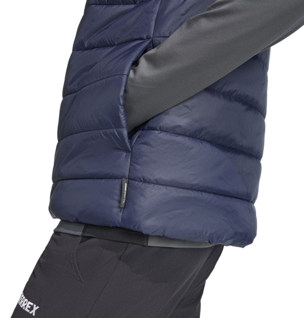 Мужская теннисная жилетка Adidas Terrex Multi Essentials Climawarm Padded - legend ink