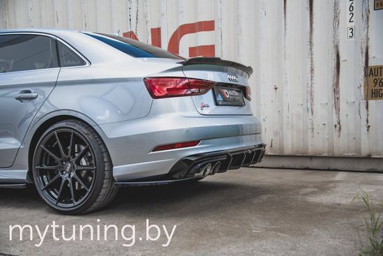 Диффузор бампера заднего для AUDI S3 8V (16-20)