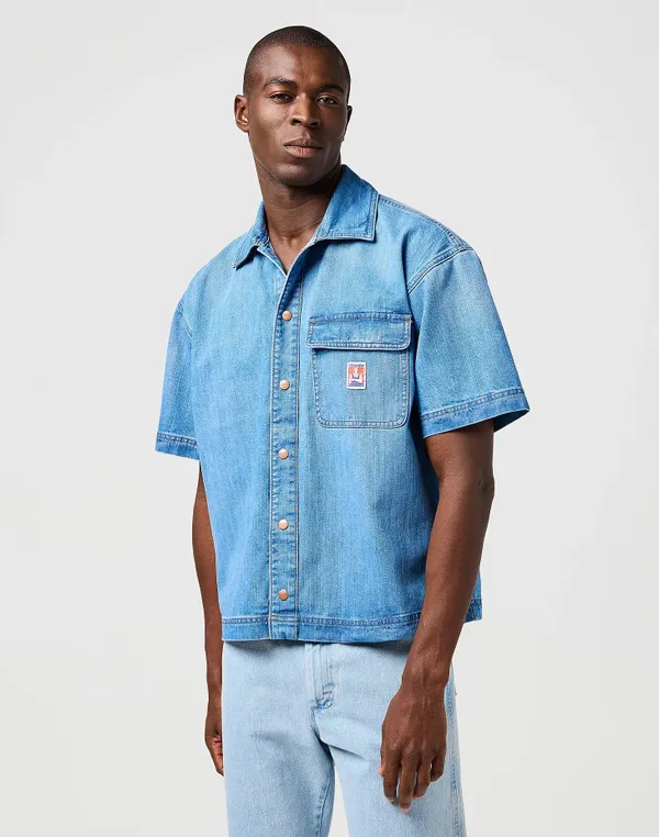 Рубашка мужская WRANGLER SS CJ OVERSHIRT