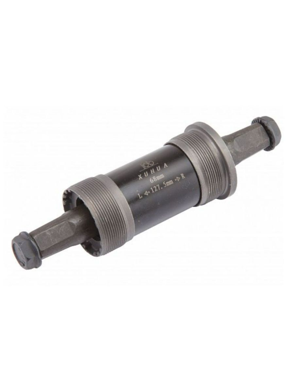 Картридж каретки XH-AXLE-05 68x127.5мм, 1.37"x24tpi, ось под квадрат, стальной (10216170/310122/3028483, Китай)