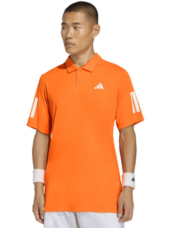 Мужское теннисное поло Adidas Club Tennis 3-stripes - pure orange