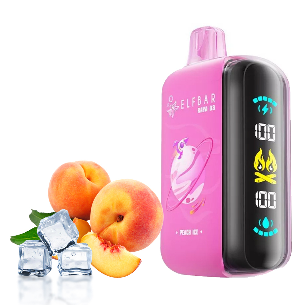 ELF BAR RAYA D3 - Peach Ice (5% nic)