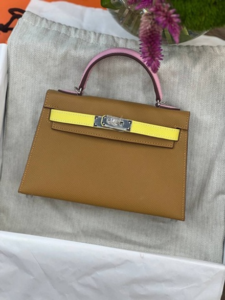 Сумка Hermes Kelly Mini Epsom ручной шов