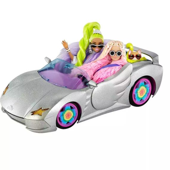 Barbie Extra Vehicle - Sparkly Silver Car