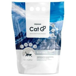 Наполнитель Cat Go BENTONITE для кошачьего туалета, комкующийся, без запаха, 5 л (4,25 кг)
