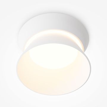 Подвесной светодиодный светильник 12W 3000K MOD352PL-L10W3K1 белый Platte Modern Maytoni