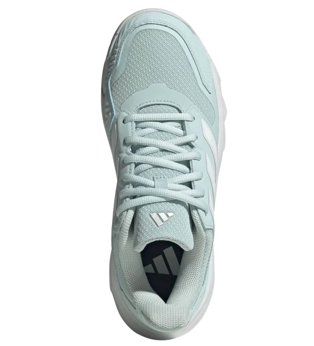 Женские Кроссовки теннисные Adidas CourtJam Control 3 W - halo mint/cloud white/silver metallic