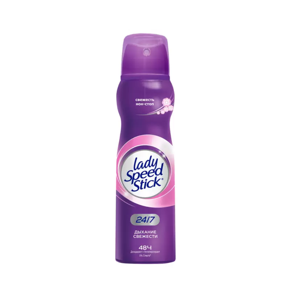 Дезодорант антиперспирант Lady Speed Stick спрей Дыхание свежести 150 мл
