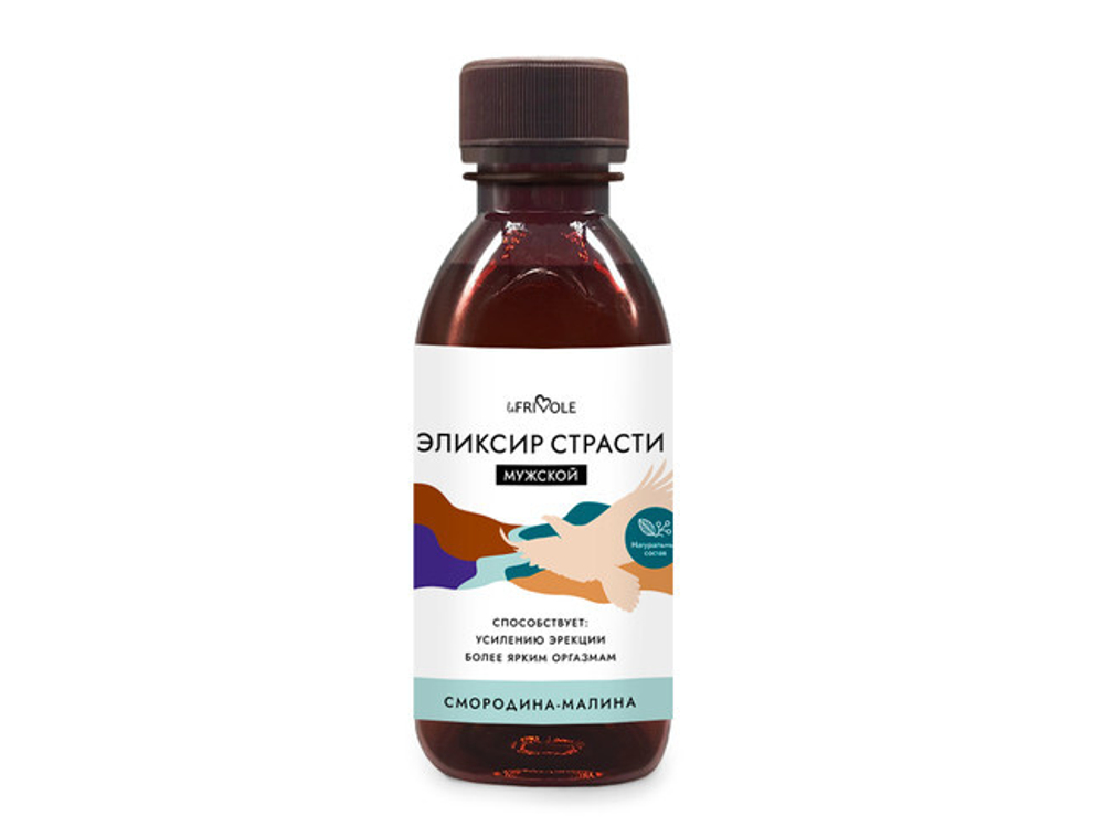 Мужской Эликсир страсти (Смородина-малина) 250мл (Цвет: прозрачный)