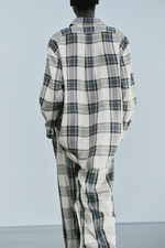 РУБАШКА ОВЕРСАЙЗ В КЛЕТКУ — КОЛЛЕКЦИЯ ZW — ZARA