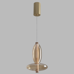 Светильник подвесной Crystal Lux QUASAR SP7W LED AMBER
