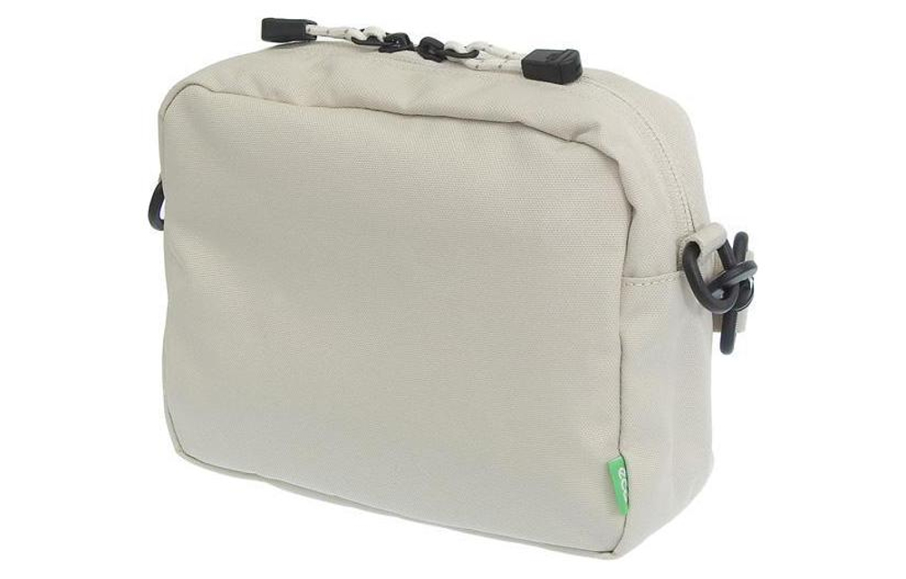 THE NORTH FACE Zip Closure Shoulder Bag, Crossbody Bag, Outdoor Bag Polyester Milk White Unisex