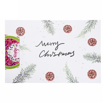 Салфетка на стол 45*30см плетеная «С Рождеством»