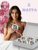Имбирные пряники на 8 марта для девушек