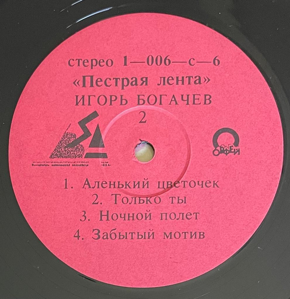 Игорь Богачев- Пестрая Лента (1991г.)