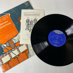 Винтажная виниловая пластинка LP Mozart Моцарт, Philippe Entremont, Frankfurt Symphony Orchestra, Jean Entremont 2 Piano Concertos (Англия 1961)