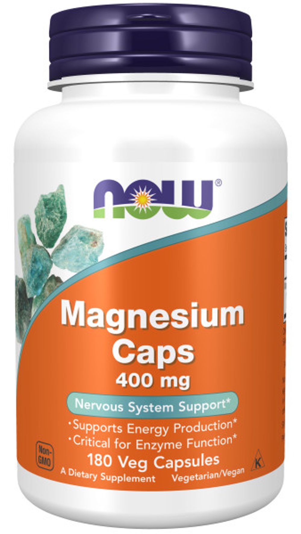 NOW - Magnesium / 400 mg / 180 vcaps