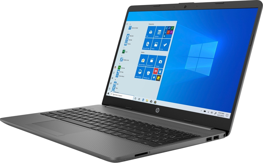 Ноутбук HP 15-dw1045ur (22N46EA) Chalkboard Gray Pentium 6405U/4G/256G SSD/15.6; FHD IPS AG/WiFi/BT/DOS