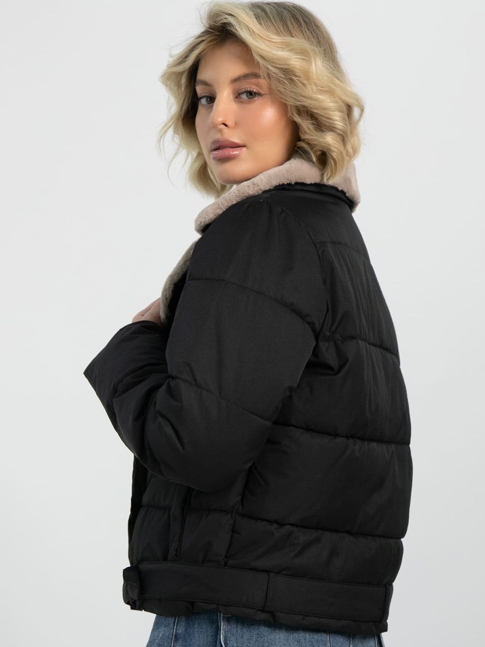 Куртка Дерзкая девчонка (черная) Б16489-4М LT Collection