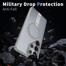 Прозрачный чехол Mesh Pro Magnetic Case для Samsung Galaxy S23 Ultra