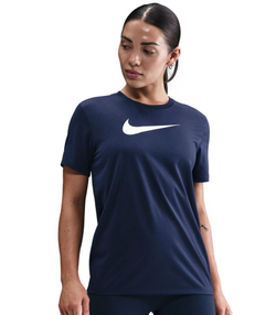 Женская теннисная футболка Nike Dri-Fit Graphic - midnight navy/white